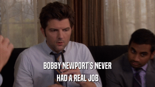 BOBBY NEWPORT'S NEVER HAD A REAL JOB 