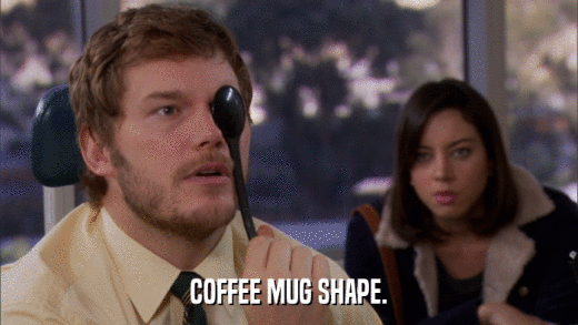 COFFEE MUG SHAPE.  