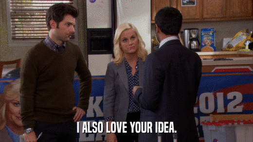 I ALSO LOVE YOUR IDEA.  