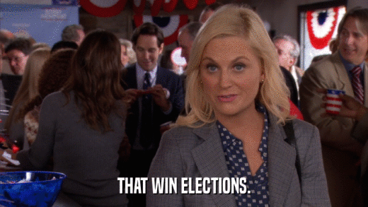 THAT WIN ELECTIONS.  
