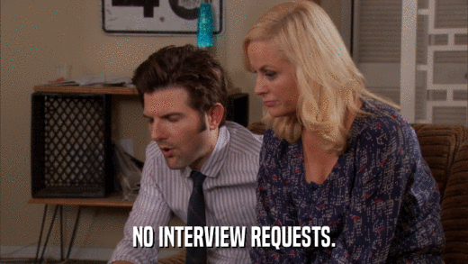 NO INTERVIEW REQUESTS.  