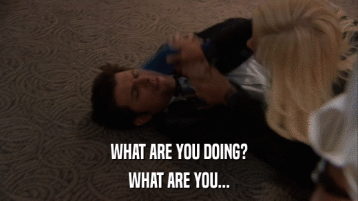 WHAT ARE YOU DOING? WHAT ARE YOU... 