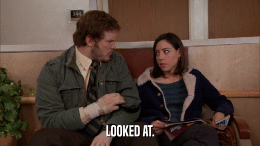 LOOKED AT.  