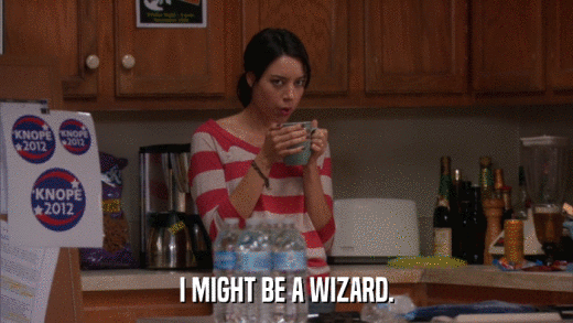 I MIGHT BE A WIZARD.  