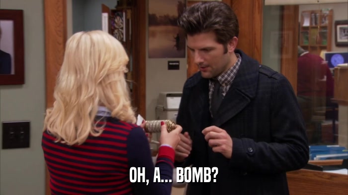 OH, A... BOMB?  