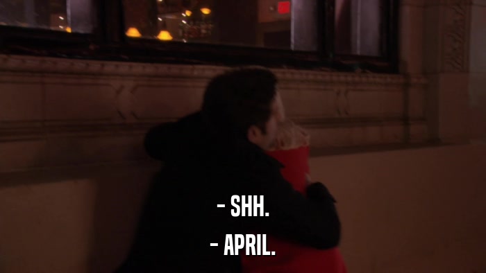 - SHH. - APRIL. 