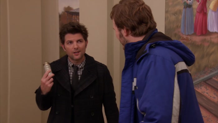WELL, LESLIE HID THE LOCATION OF OUR VALENTINE'S MEETING PLACE 
