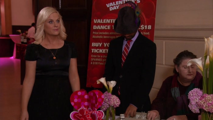 LESLIE. FOUND A DATE FOR ANN. 