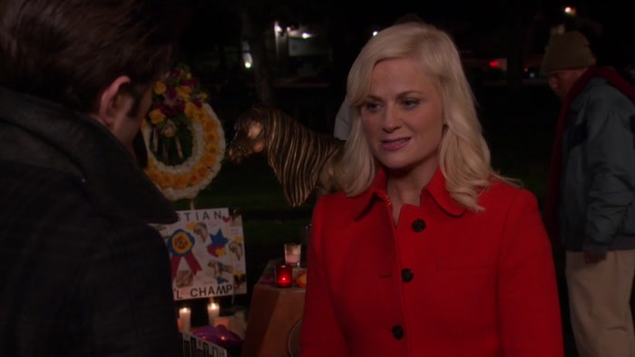 CHRIS AND ANN ARE ON A SECRET DATE. 