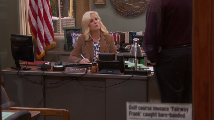 LESLIE, THANKS TO YOUR ANNOYING PRYING LAST YEAR, 