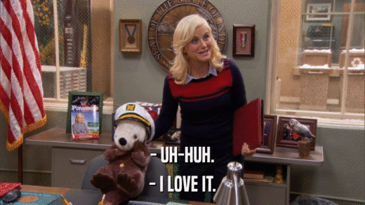 - UH-HUH. - I LOVE IT. 