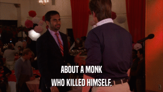 ABOUT A MONK WHO KILLED HIMSELF. 