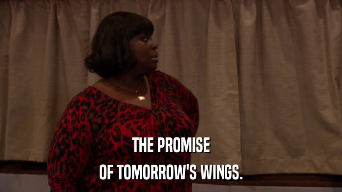 THE PROMISE OF TOMORROW'S WINGS. 