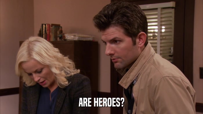 ARE HEROES?  