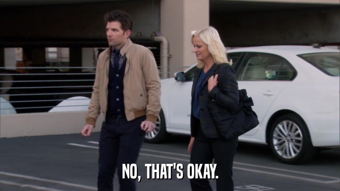 NO, THAT'S OKAY.  