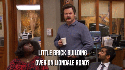 LITTLE BRICK BUILDING OVER ON LIONDALE ROAD? 