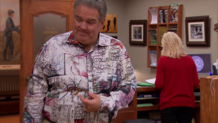 GAYLE GAVE ME THIS SHIRT YESTERDAY AS A BIRTHDAY PRESENT. 