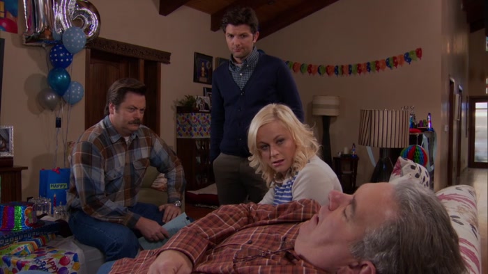 NO, I WAS PLANNING JERRY'S MORNING SURPRISE PARTY. 