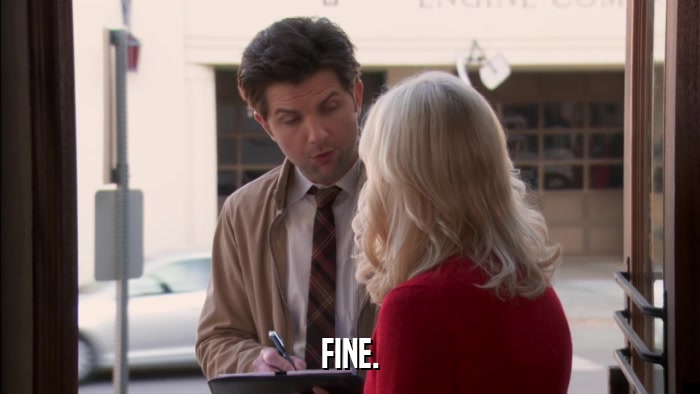FINE.  