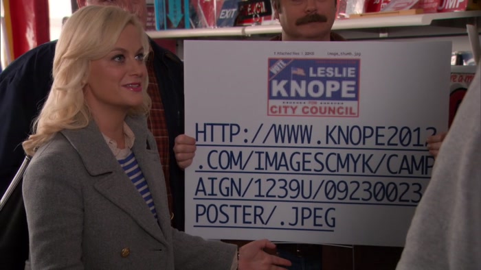 THIS ISN'T WHAT WE WANTED PRINTED ON THE SIGNS. 