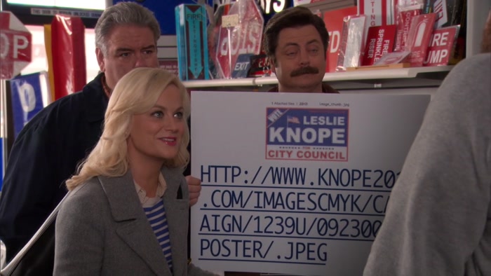 THIS ISN'T WHAT WE WANTED PRINTED ON THE SIGNS. 