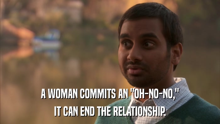 A WOMAN COMMITS AN 