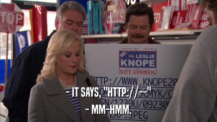 - IT SAYS, 