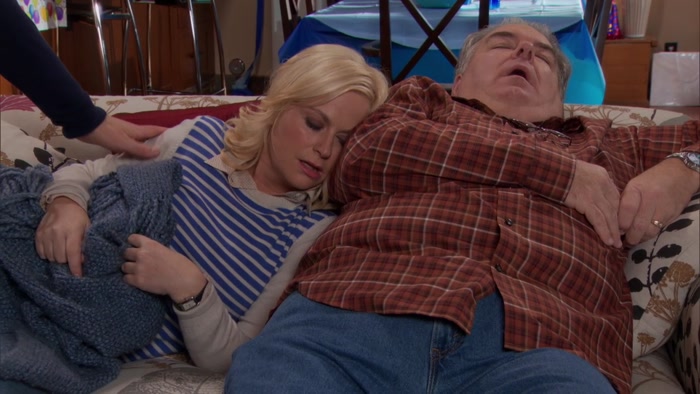 - LESLIE. - SURPRISE! 