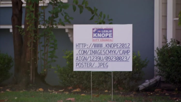 THEY SCREWED UP MY CAMPAIGN SIGNS. 