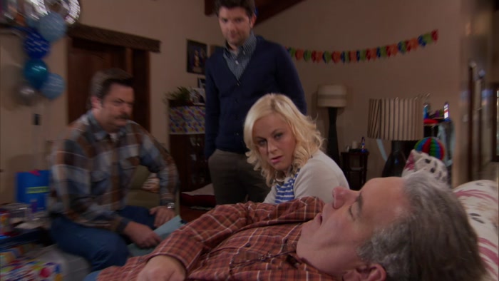 NO, I WAS PLANNING JERRY'S MORNING SURPRISE PARTY. 