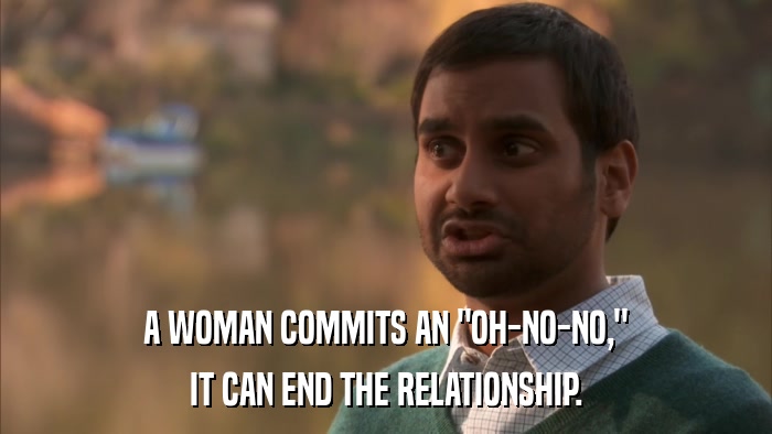 A WOMAN COMMITS AN 