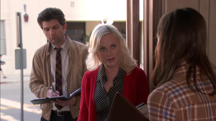 NO, APRIL, I NEED TO KEEP MY WORK SEPARATE, OKAY? 