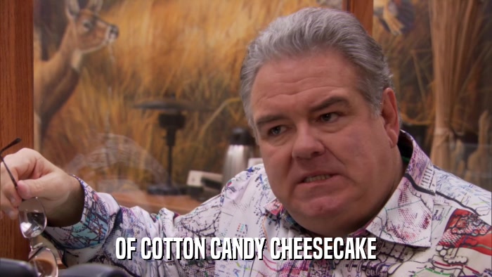 OF COTTON CANDY CHEESECAKE  