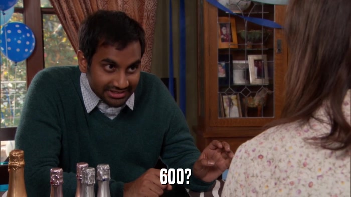 600?  