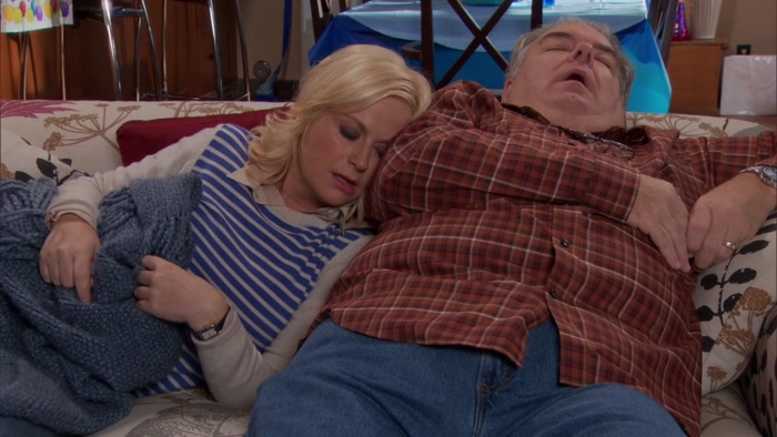 - LESLIE. - SURPRISE! 