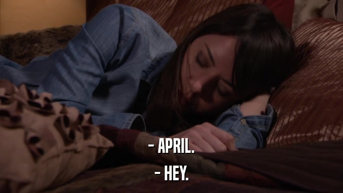 - APRIL. - HEY. 