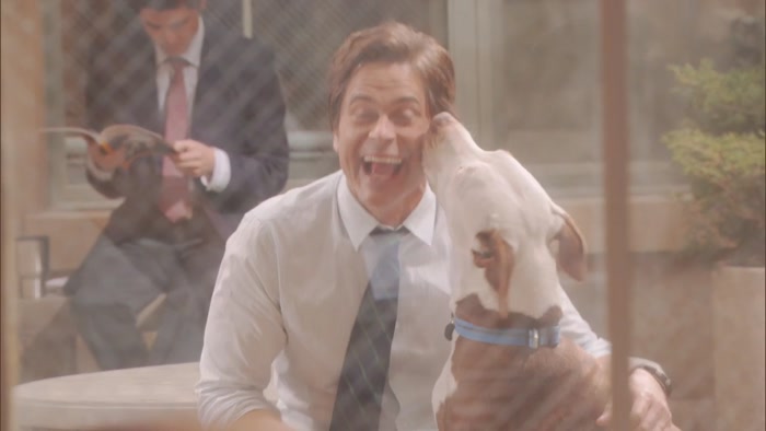 - ANDY, HE'S KISSING ME. - AWW. 