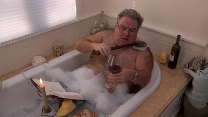 O-OKAY, JES--W-- I GOTTA GET DRESSED. 