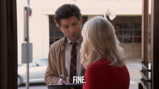 FINE.  