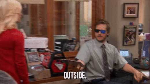 OUTSIDE.  
