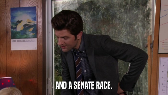 AND A SENATE RACE.  