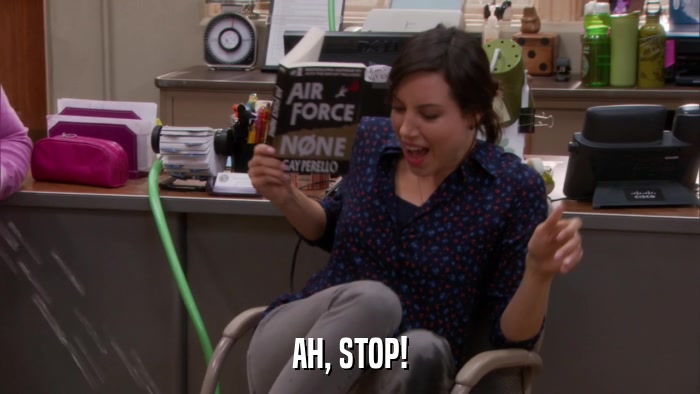 AH, STOP!  