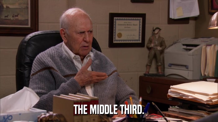 THE MIDDLE THIRD.  