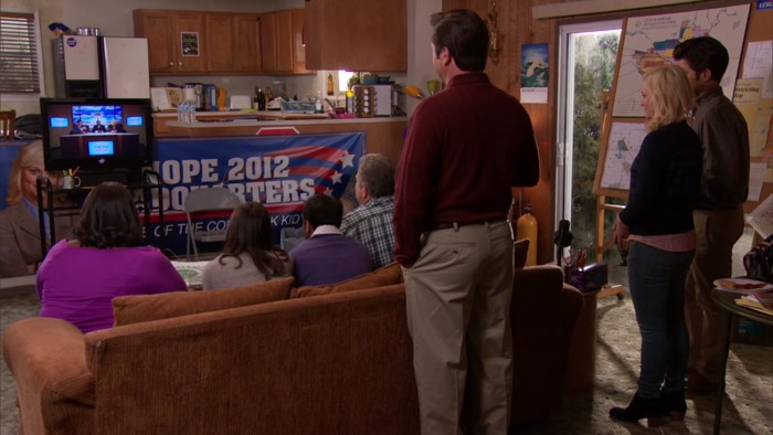 LESLIE KNOPE IS NOW IN SECOND PLACE. 