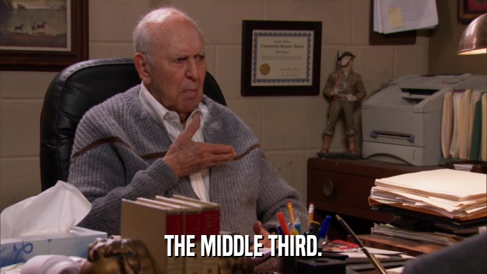 THE MIDDLE THIRD.  