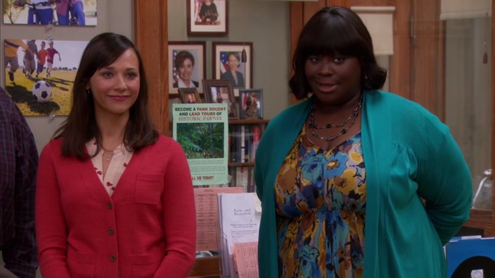 I THINK BEN'S ALREADY FILLING THE LESLIE VOID. 