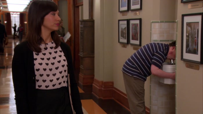 YOU'RE KISSING EVERYONE IN PAWNEE. 
