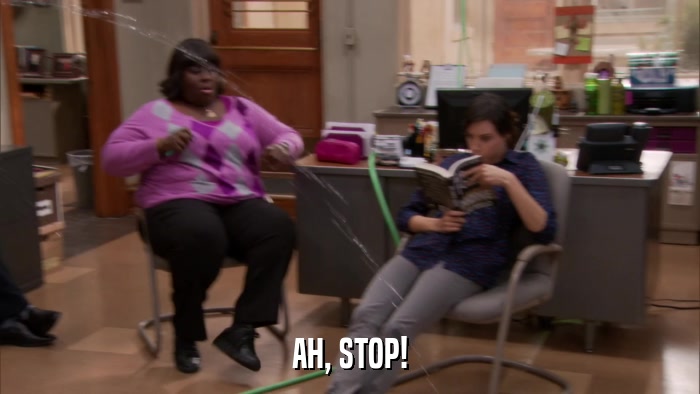 AH, STOP!  