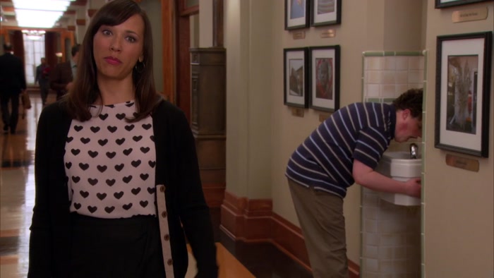 YOU'RE KISSING EVERYONE IN PAWNEE. 