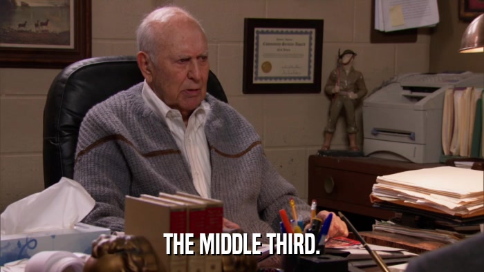 THE MIDDLE THIRD.  